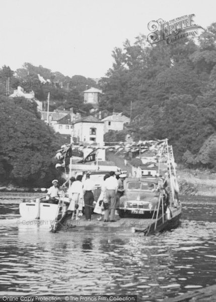Photo of Bodinnick, Visitors On The Ferry c.1960