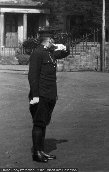 Photo of Bodmin, A Policeman 1931
