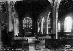Church Interior 1901, Bodmin
