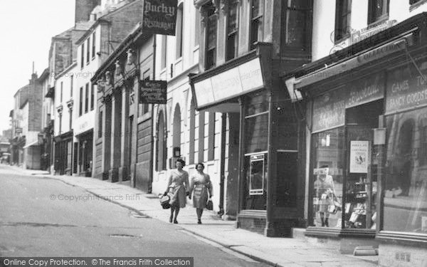 Photo of Bodmin, Fore Street, Shoppers c.1955