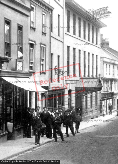 Photo of Bodmin, People In Fore Street 1906