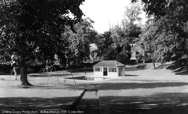 Photo of Bodmin, Priory Park c.1955