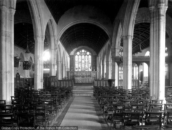Photo of Bodmin, St Petroc's Church Interior 1938
