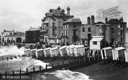 Bathing Machines From The Pier 1903, Bognor Regis