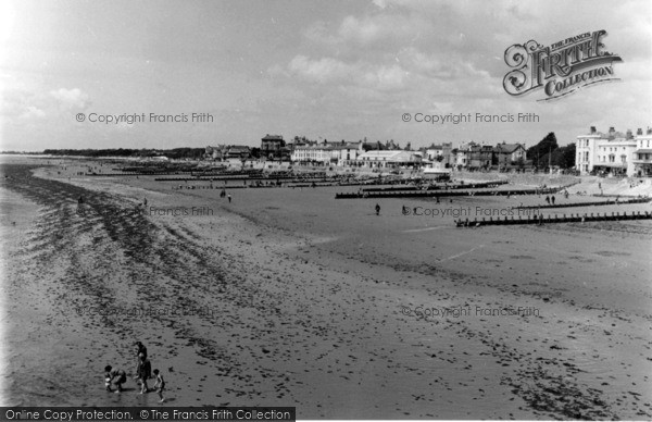 Photo of Bognor Regis, Beach And Promenade c.1955