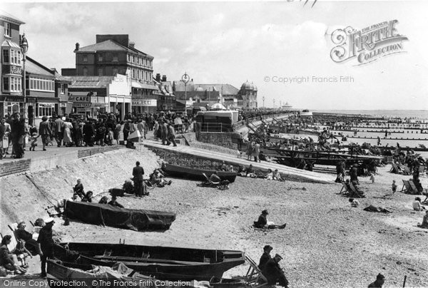 Photo of Bognor Regis, Beach c.1955