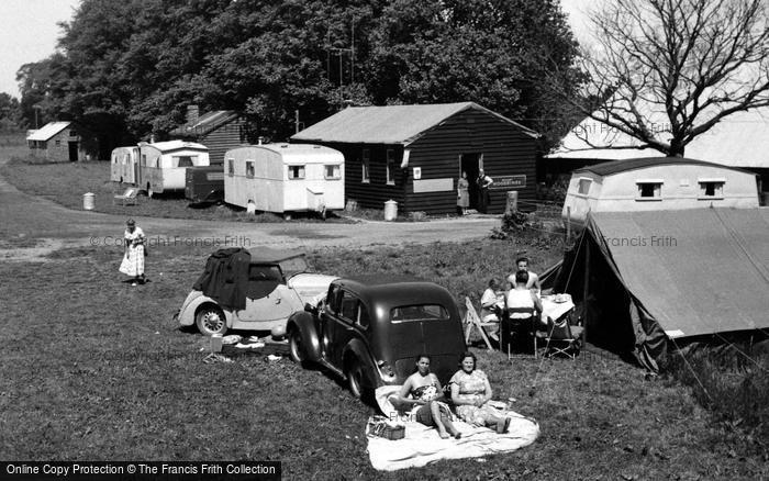 Photo of Bognor Regis, Campers, Lidsey Farm Camp c.1960