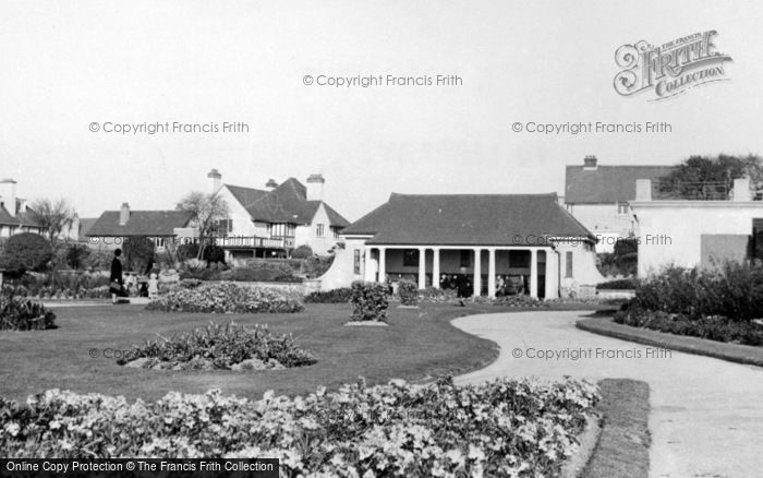 Photo of Bognor Regis, Flower Beds, Marine Gardens c.1955