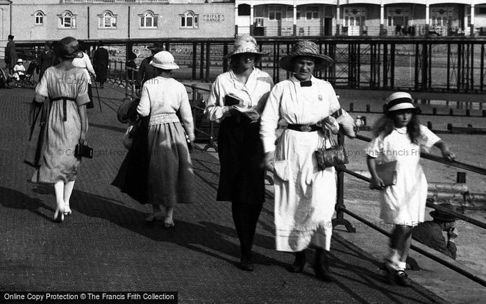 Photo of Bognor Regis, Ladies On The Seafront 1921