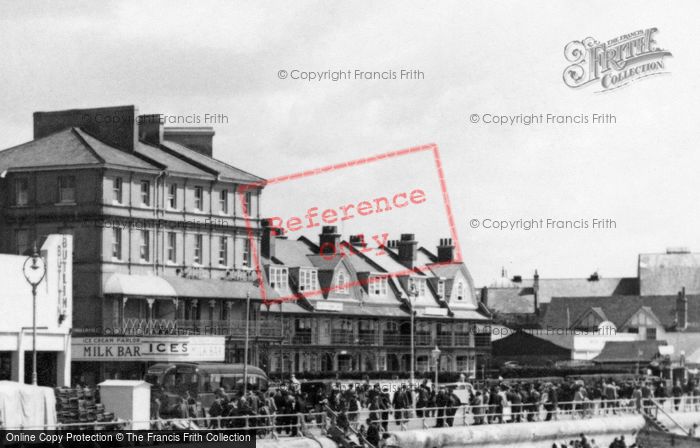 Photo of Bognor Regis, Milk Bar And The Carlton c.1955