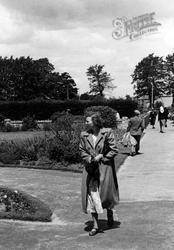 People In Waterloo Gardens c.1955, Bognor Regis