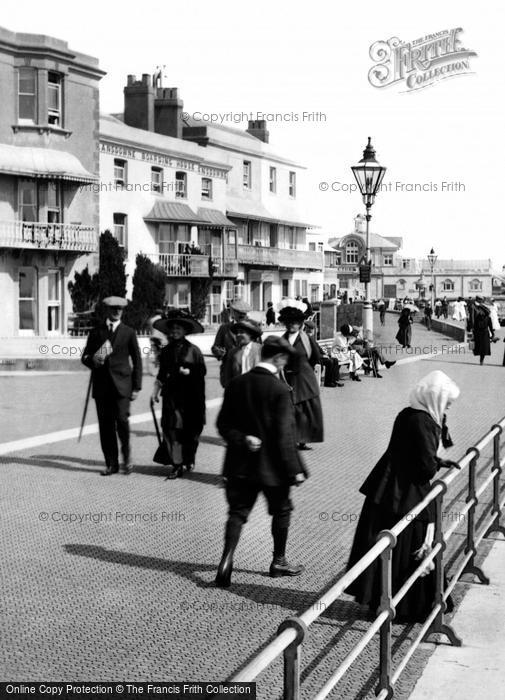 Photo of Bognor Regis, People On The Parade 1911