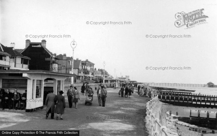 Photo of Bognor Regis, Promenade From West c.1955