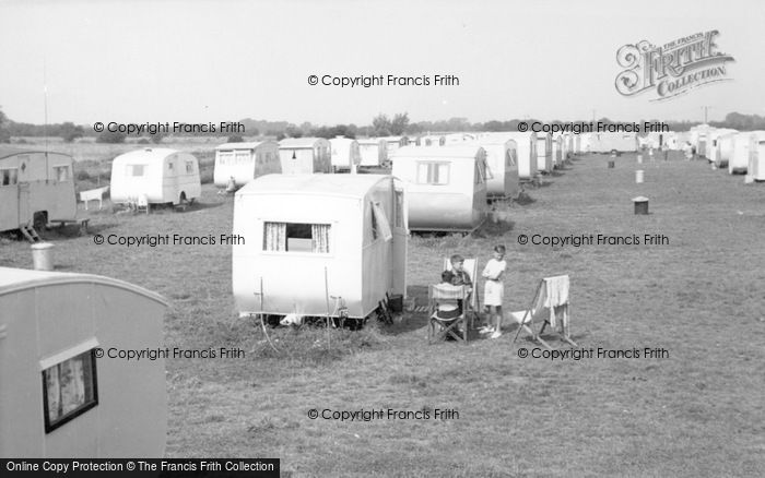 Photo of Bognor Regis, Riverside Caravan Site c.1955
