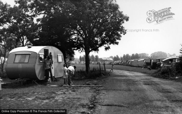 Photo of Bognor Regis, Riverside Caravan Site c.1955
