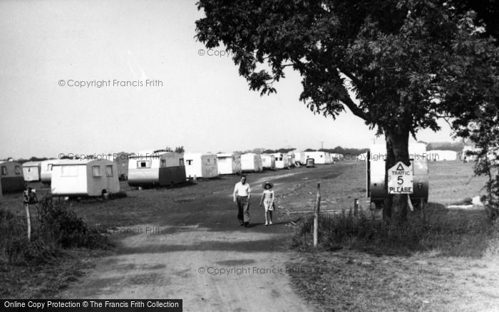 Photo of Bognor Regis, Riverside Caravan Site c.1955