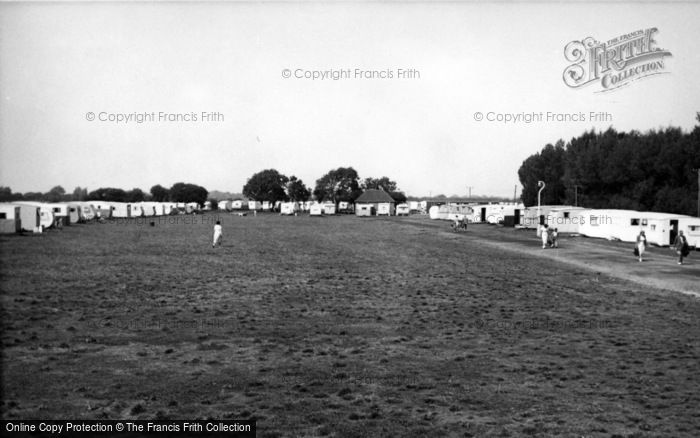 Photo of Bognor Regis, Riverside Caravan Site c.1955