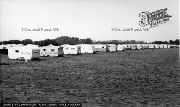 Photo of Bognor Regis, Riverside Caravan Site c.1955