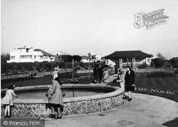 The Fountain, Marine Gardens c.1950, Bognor Regis