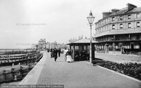 Photo of Bognor Regis, The Parade, Cotswold Crescent 1903