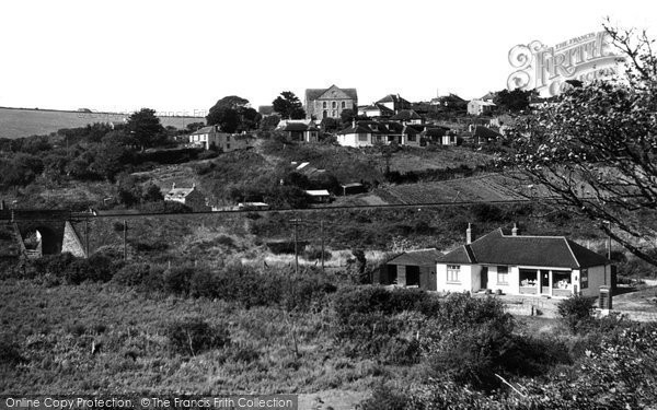 Photo of Bolingey, The Village c.1955