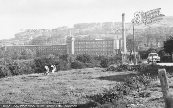 Photo of Bollington, Clarence Mill c.1960