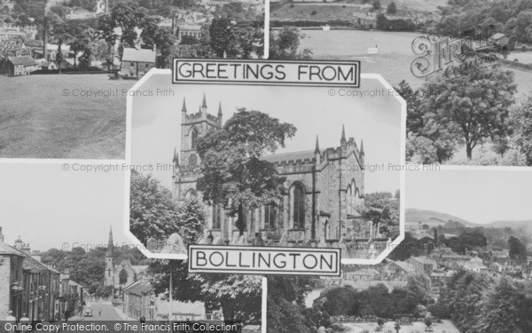 Photo of Bollington, Composite c.1955