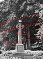 Cross, The Memorial Gardens c.1955, Bollington