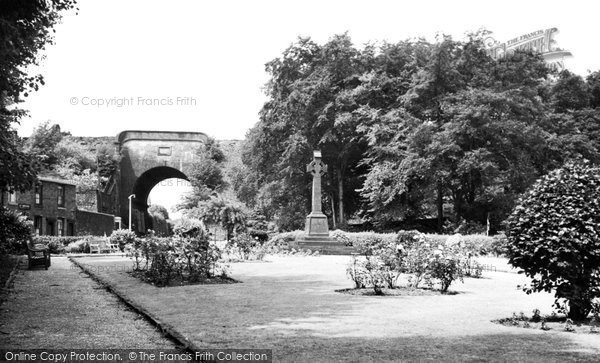 Photo of Bollington, Memorial Gardens c.1955