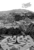 Memorial Gardens From The Aqueduct c.1955, Bollington