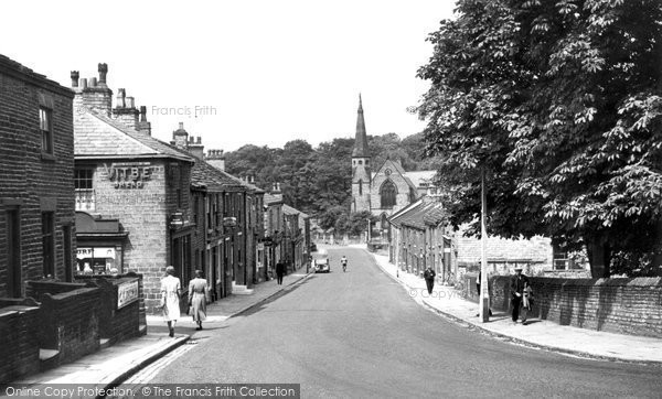 Photo of Bollington, Palmerston Street c.1955