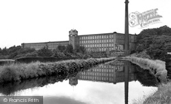 The Canal And Clarence Mill c.1955, Bollington