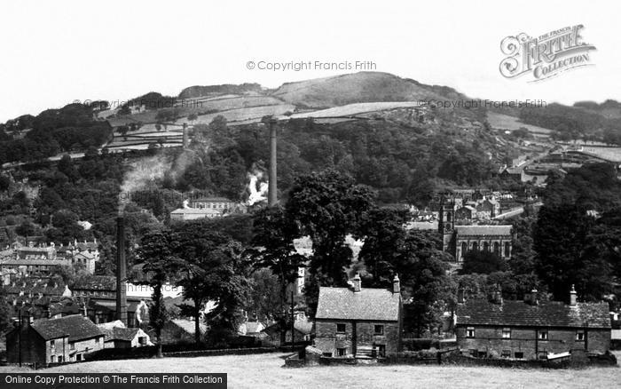 Photo of Bollington, View From White Nancy c.1955