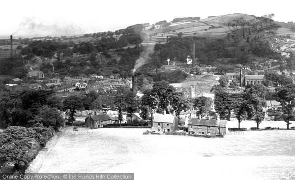 Photo of Bollington, View From White Nancy c.1955