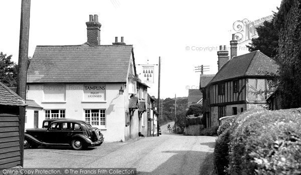 Photo of Bolney, The Village c.1955