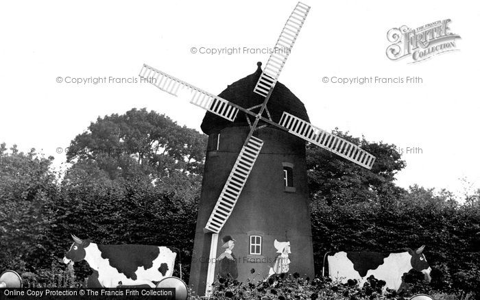 Photo of Bolsover, Sherwood Lodge Windmill c.1955