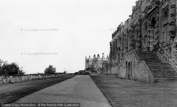 Photo of Bolsover, The Castle Terrace c.1955