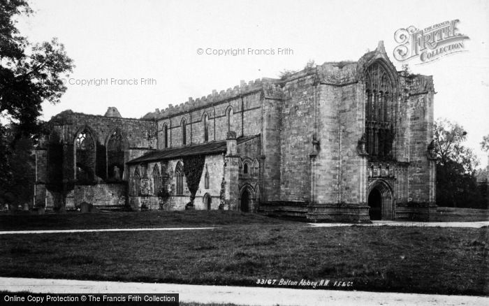 Photo of Bolton Abbey, 1893