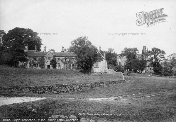 Photo of Bolton Abbey, Abbey And Vicarage 1893