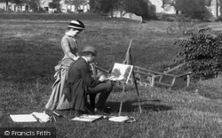 An Artist And His Wife c.1886, Bolton Abbey