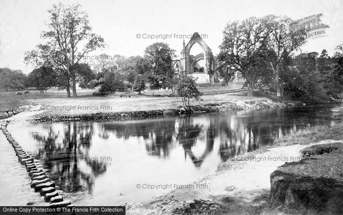 Photo of Bolton Abbey, And Stepping Stones c.1880