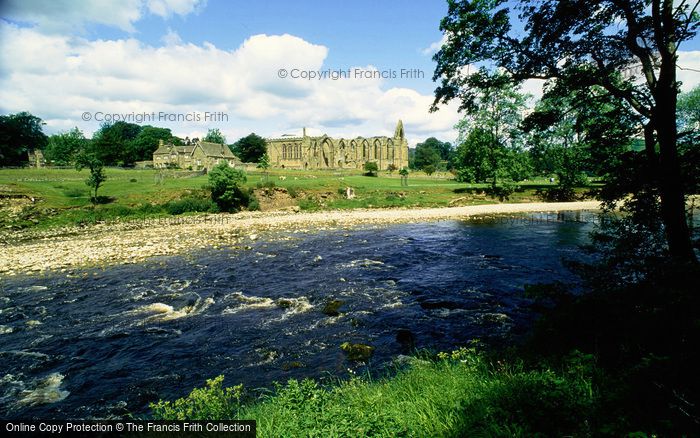 Photo of Bolton Abbey, And The River Wharfe c.2000