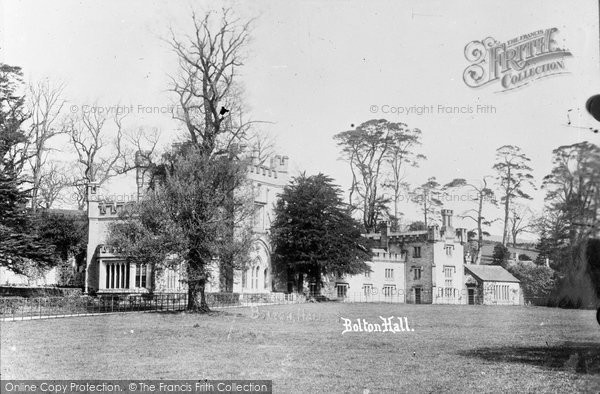 Photo of Bolton Abbey, Bolton Hall c.1890