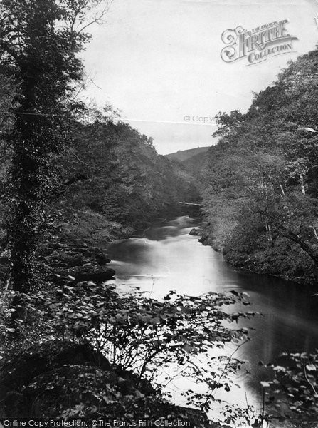 Photo of Bolton Abbey, Bolton Woods, Down The River c.1867