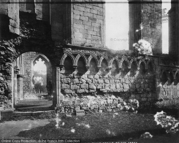 Photo of Bolton Abbey, Choir Stalls c.1900