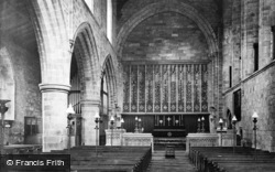 Church Interior 1888, Bolton Abbey