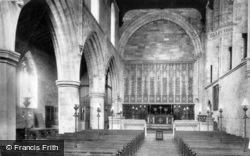 Church Interior 1906, Bolton Abbey