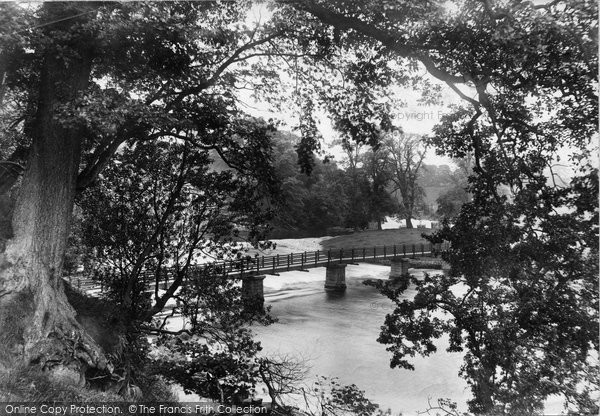 Photo of Bolton Abbey, Footbridge 1909