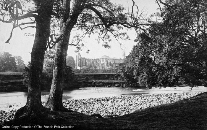 Photo of Bolton Abbey, From North c.1885