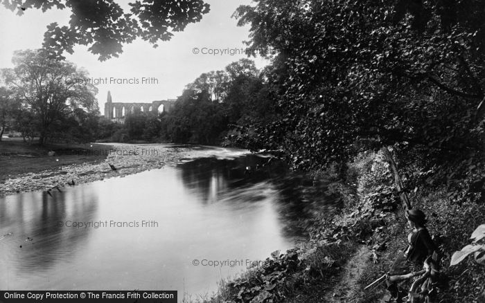 Photo of Bolton Abbey, From The River 1921